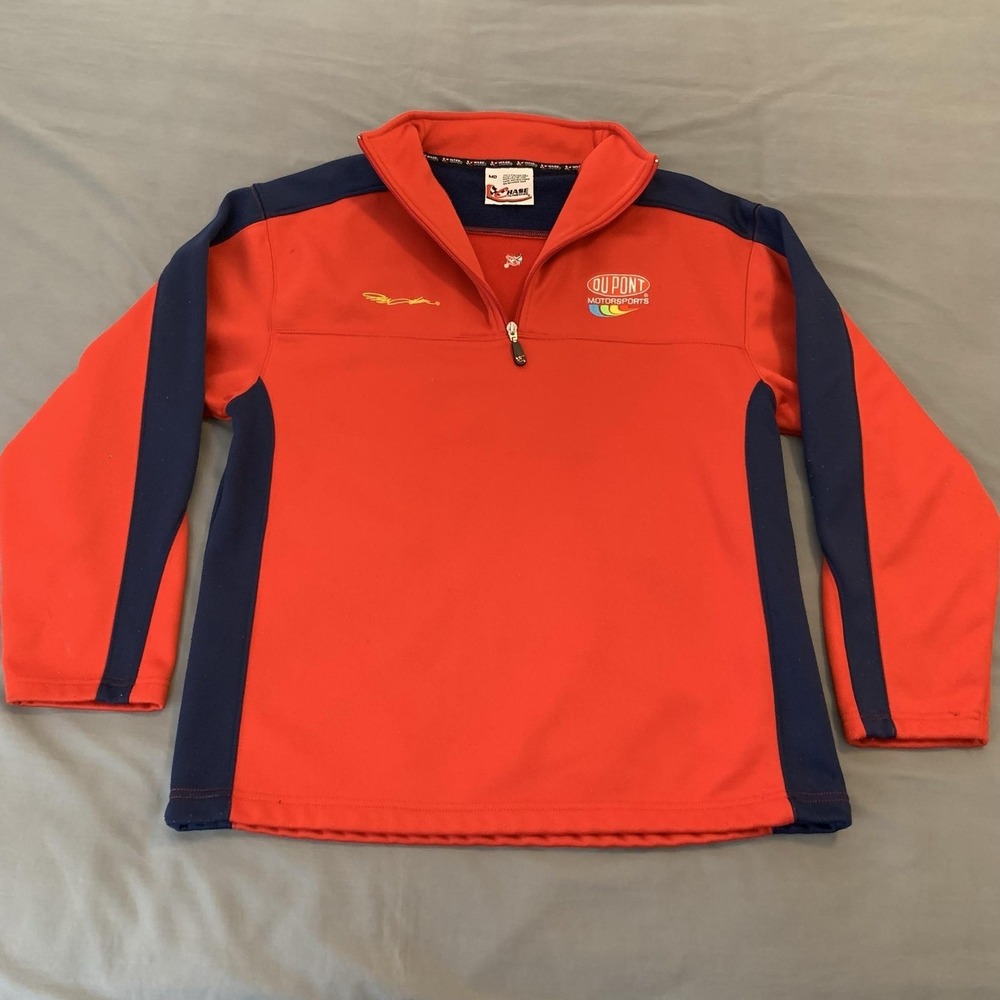 Jeff Gordon Jacket Mens Medium Red NASCAR‎ Racing DuPont 24 Chase Authentics